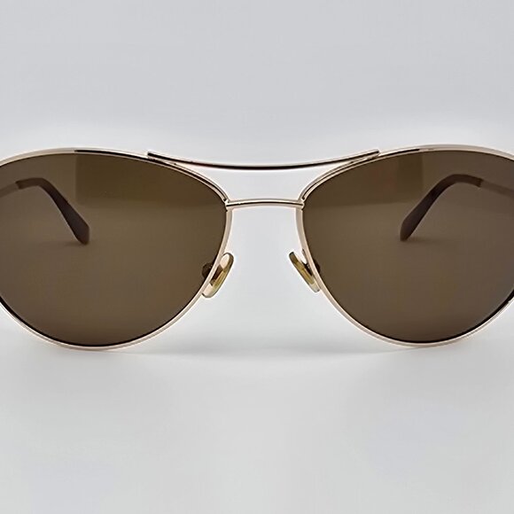 Kate Spade Ally P/S Gold Frame Polarized Brown Lens Aviator Sunglasses w/ Case main image 13